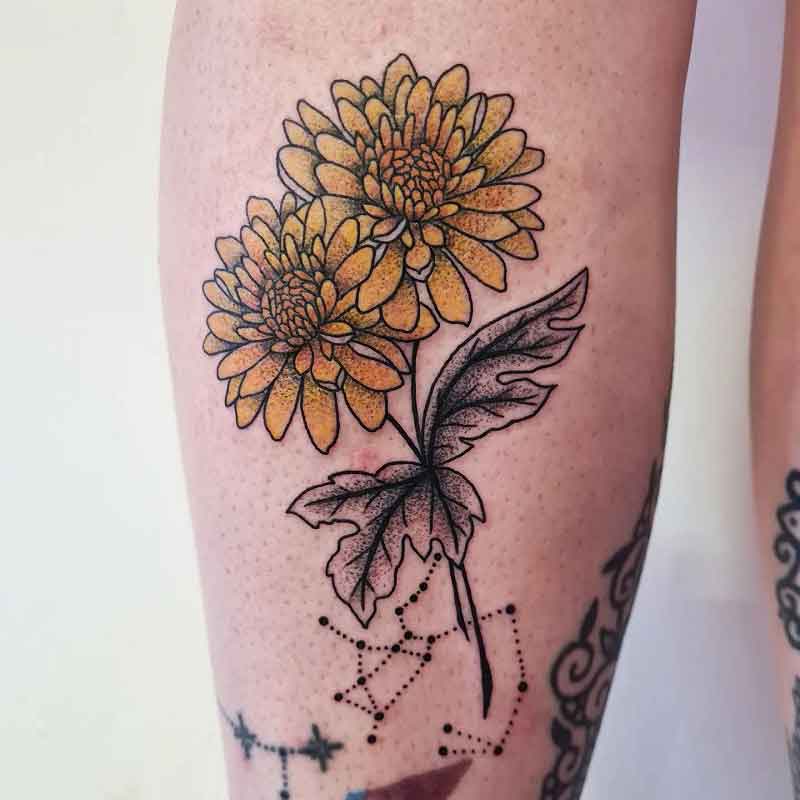 Tattoo November Birth Flower 4