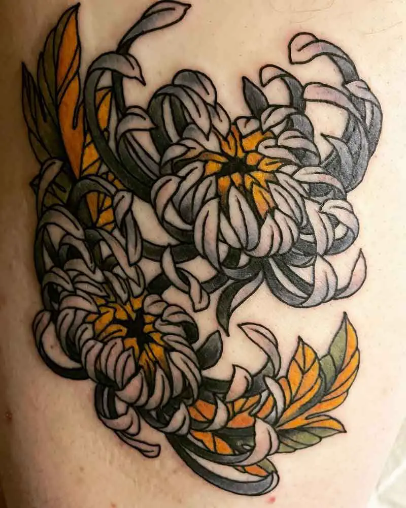 Tattoo November Birth Flower 5
