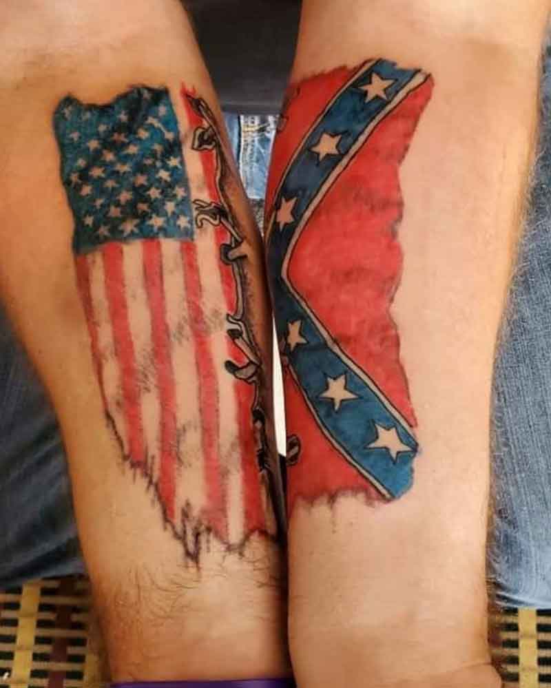 Tattoos Rebel Flag 1
