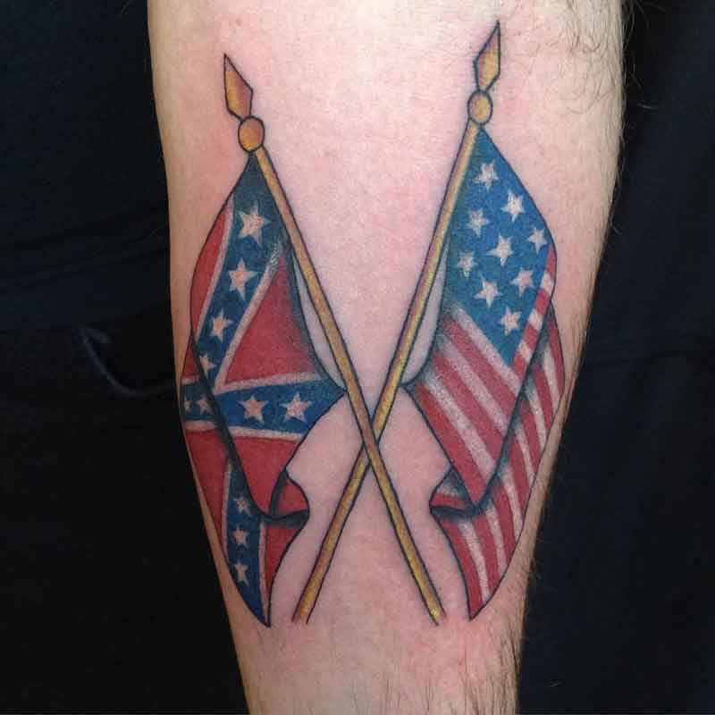 Tattoos Rebel Flag 2