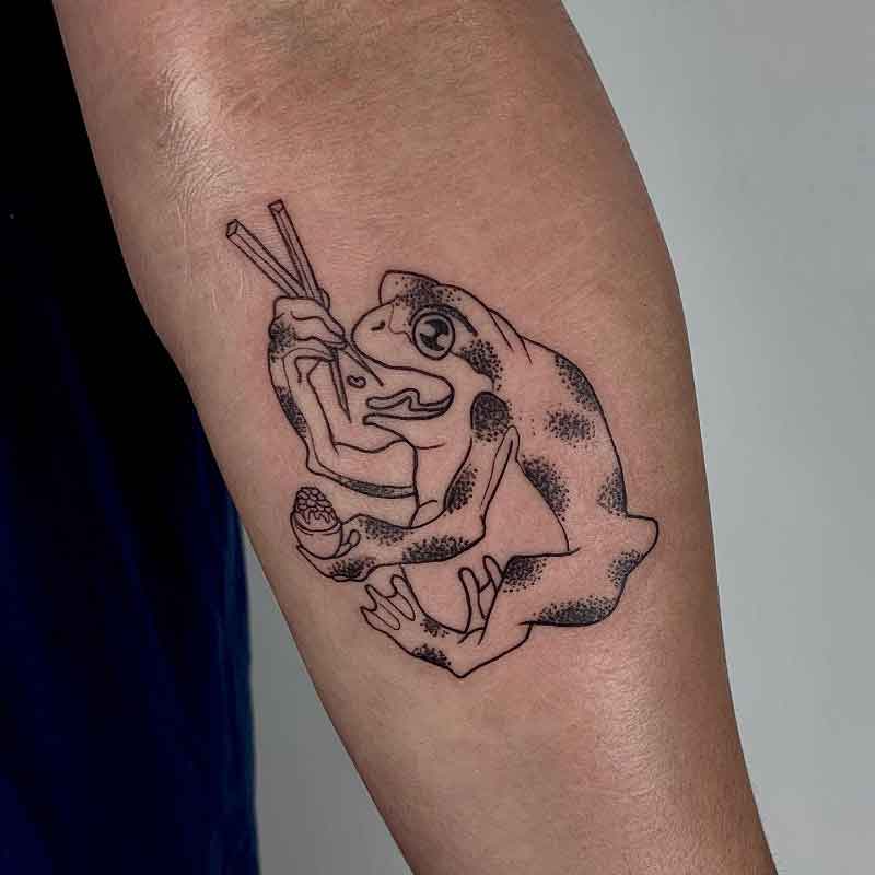 Traditional Japanese Frog Tattoo 1