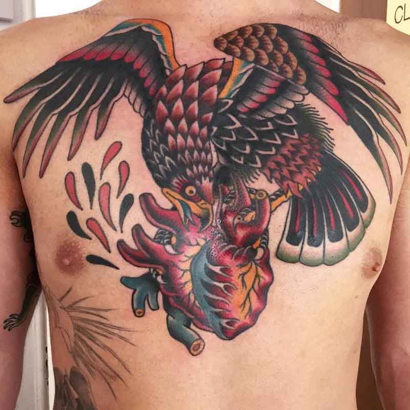 Traditional Mexican Eagle Tattoo 5