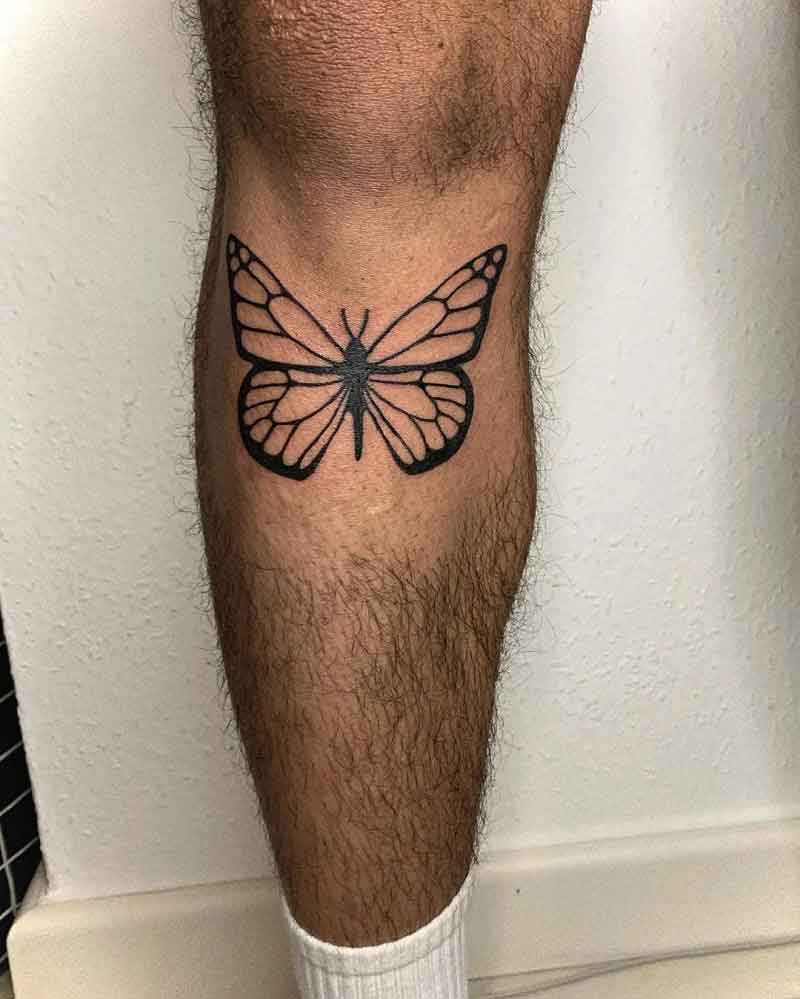 Under Knee Tattoos 1