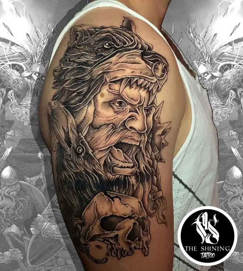 Viking Berserker Tattoo 2