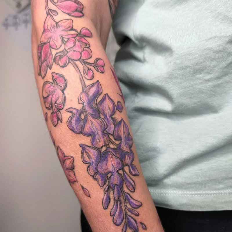 Wisteria Tattoo Meaning 4