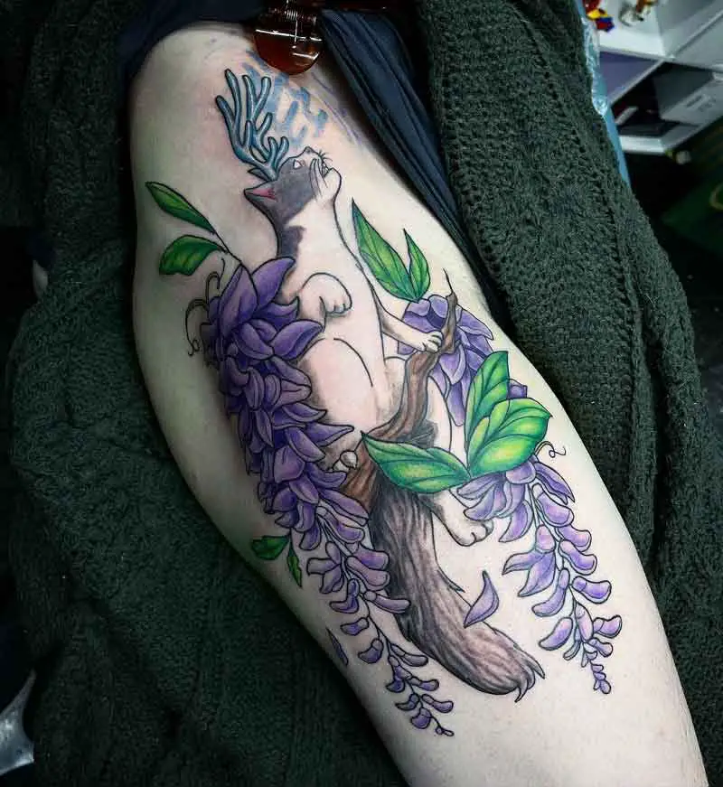 Wisteria Tattoo Meaning 5