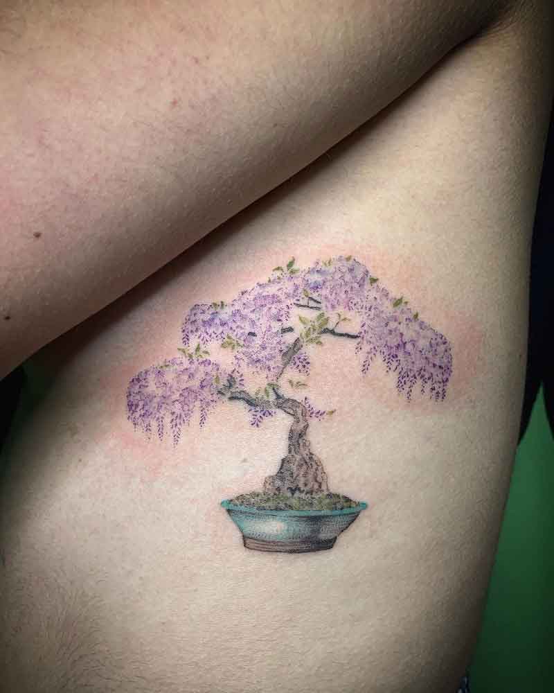 Wisteria Tree Tattoo 3