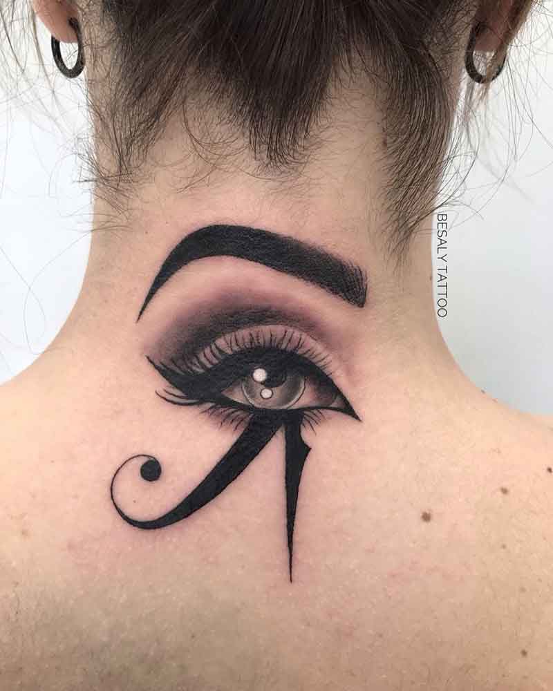 Women's Eye Of Horus Tattoo 1