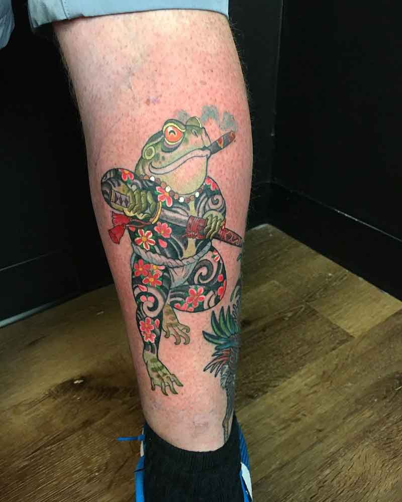 Yakuza Japanese Frog Tattoo 4