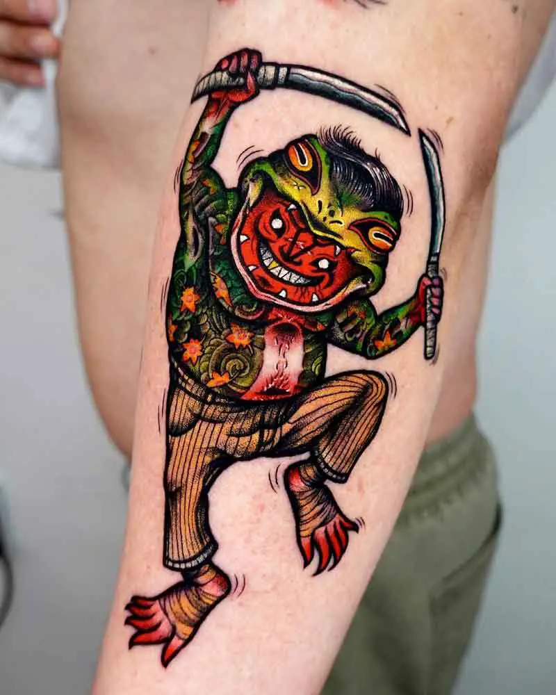 Yakuza Japanese Frog Tattoo 6