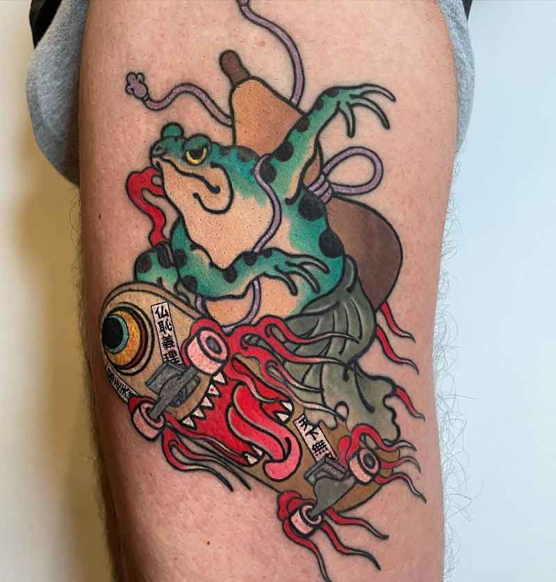 Yokai Japanese Frog Tattoo 1