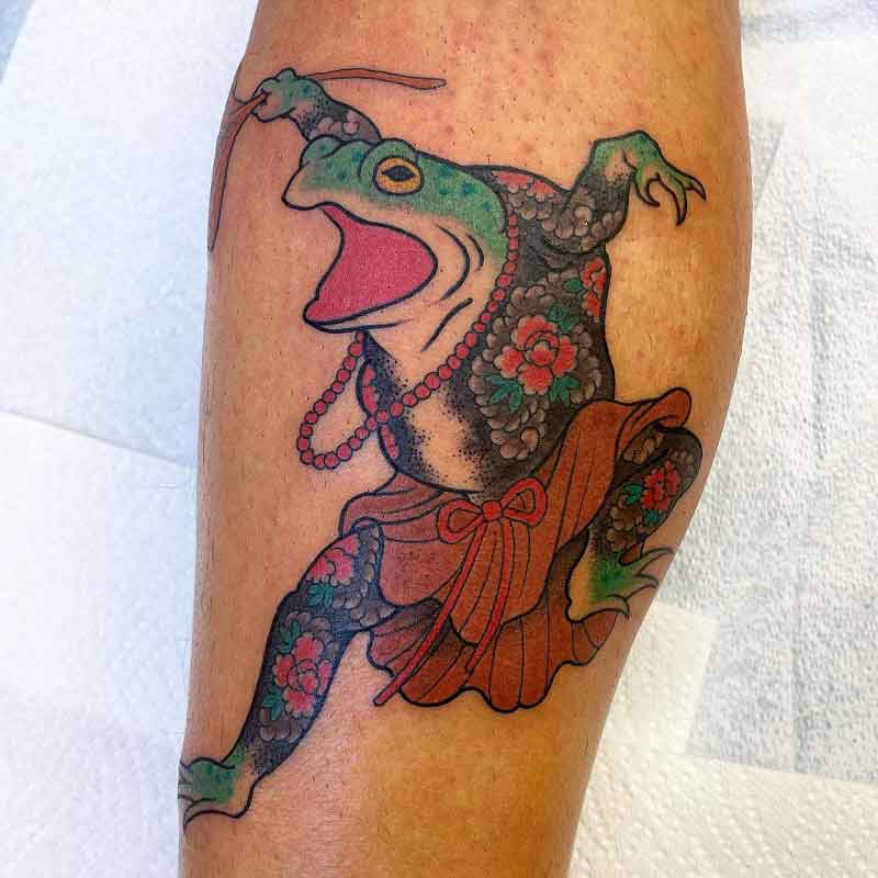Yokai Japanese Frog Tattoo 3