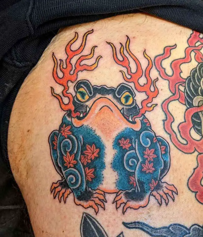 Yokai Japanese Frog Tattoo 5