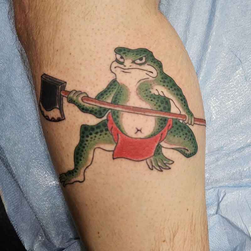 Yokai Japanese Frog Tattoo 7
