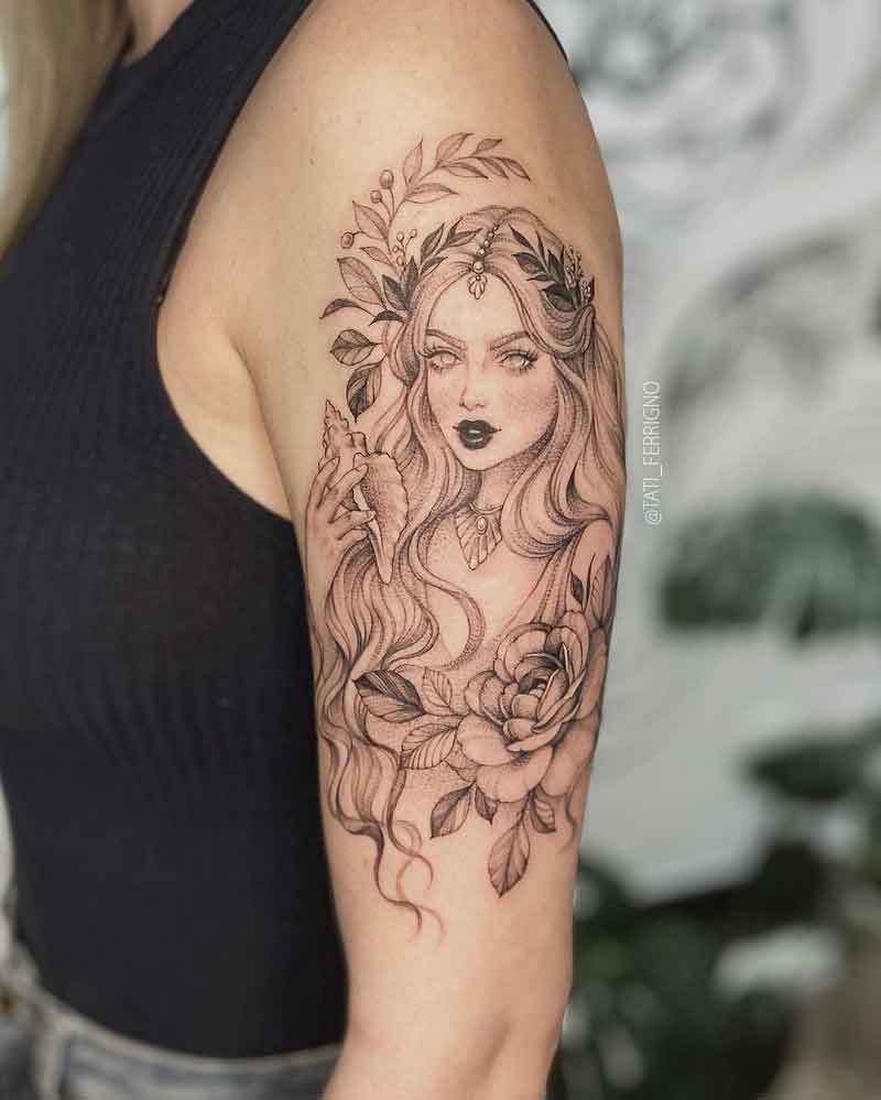 Aphrodite Goddess Tattoo 1