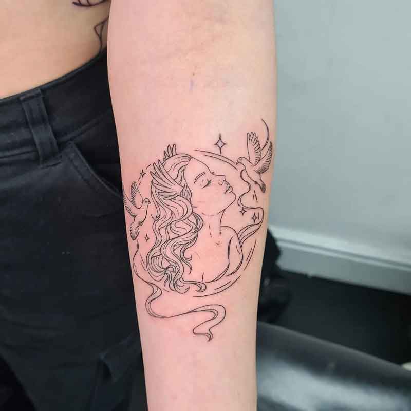 Aphrodite Goddess Tattoo 6