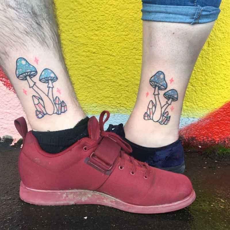 Matching Mushroom Tattoos 3
