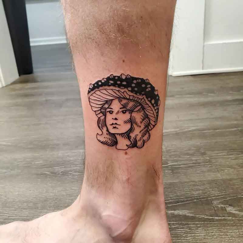 Mushroom Lady Tattoo 3