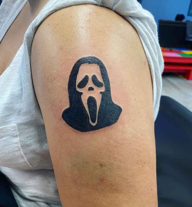 Scream Face Tattoo 3