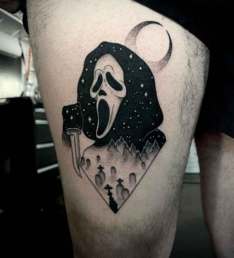 Scream Ghostface Tattoo 1