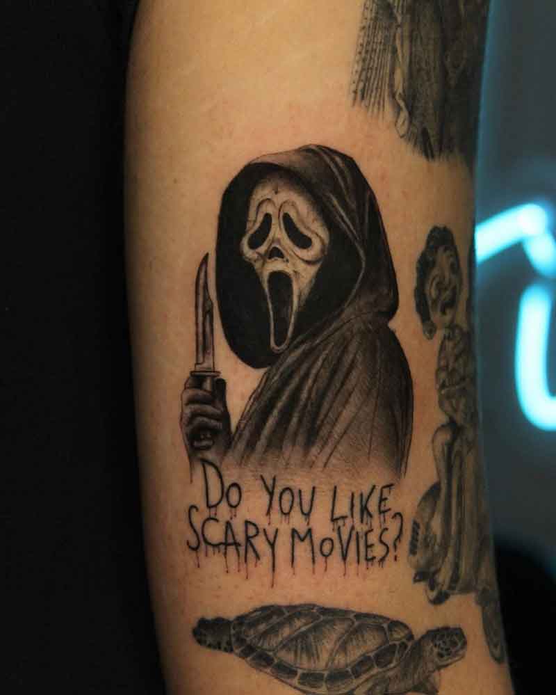 Scream Ghostface Tattoo 2