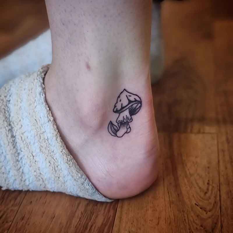 Traditional Mushroom Tattoo 1