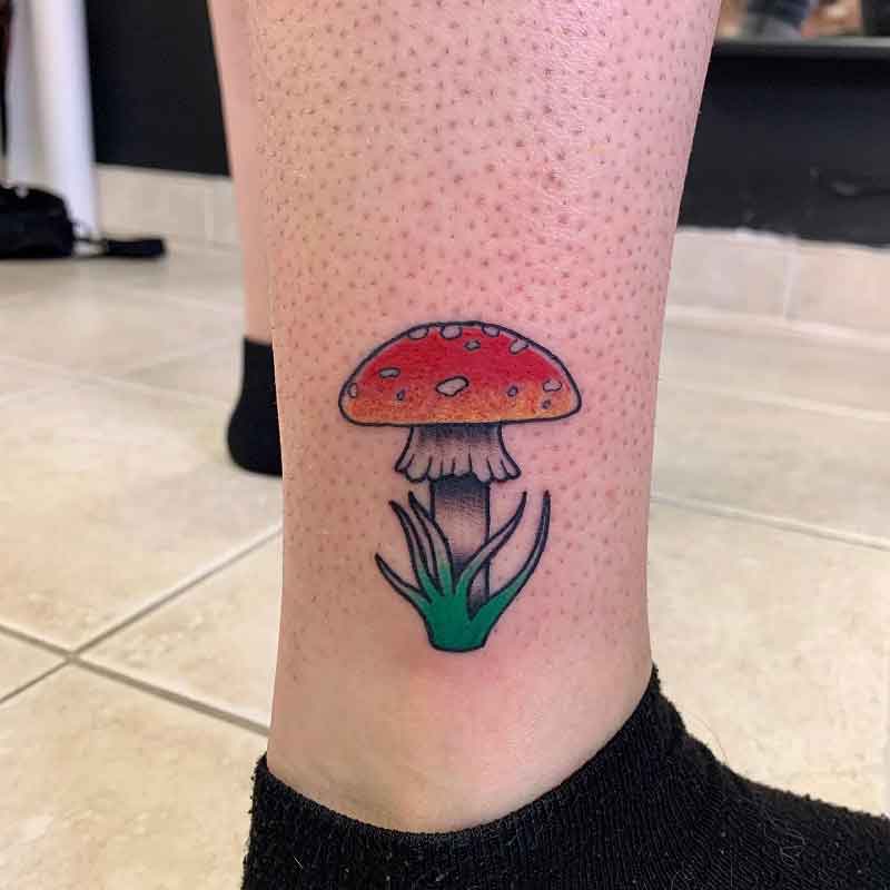 Traditional Mushroom Tattoo 2