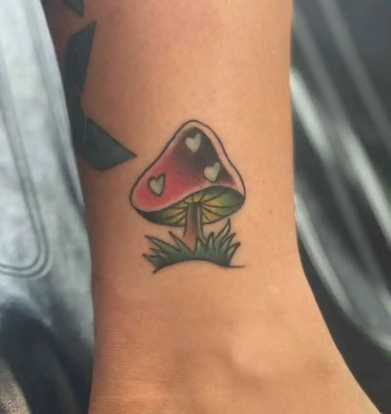 Traditional Mushroom Tattoo 3