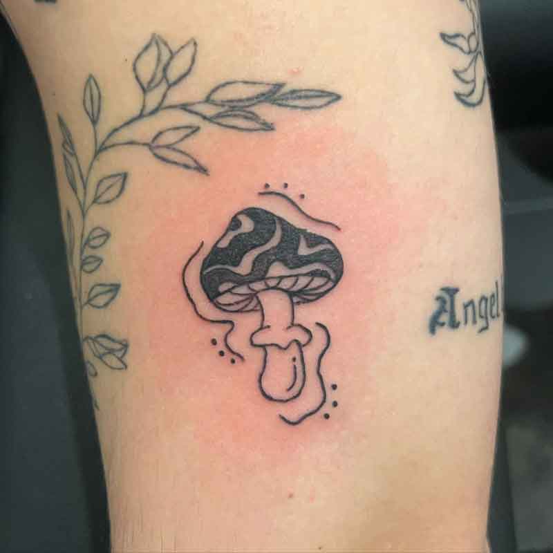 Trippy Mushroom Tattoos 1