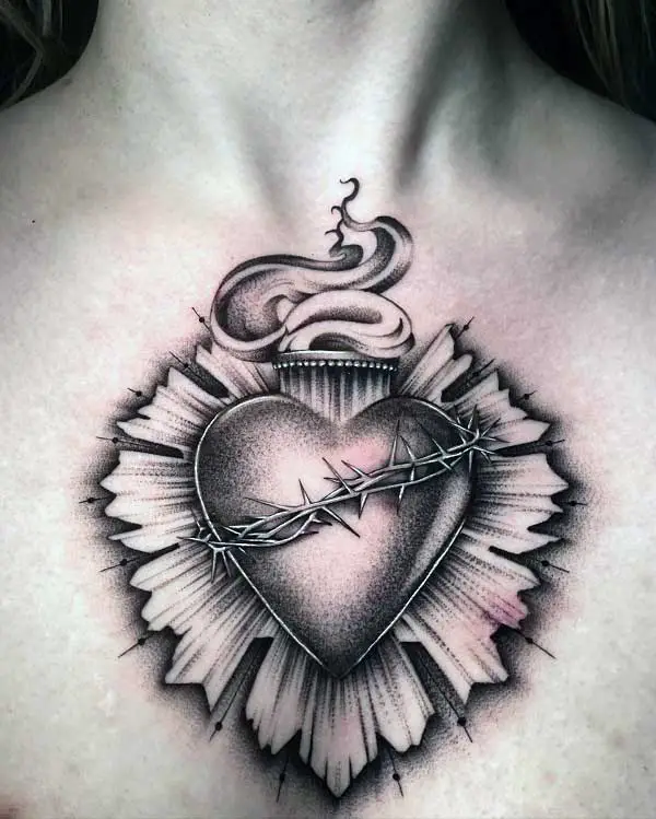 sacred-heart-chest-tattoo-3