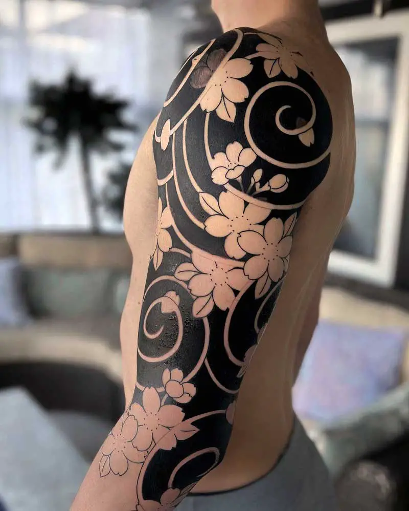 cherry-blossom-tattoo-for-men-5