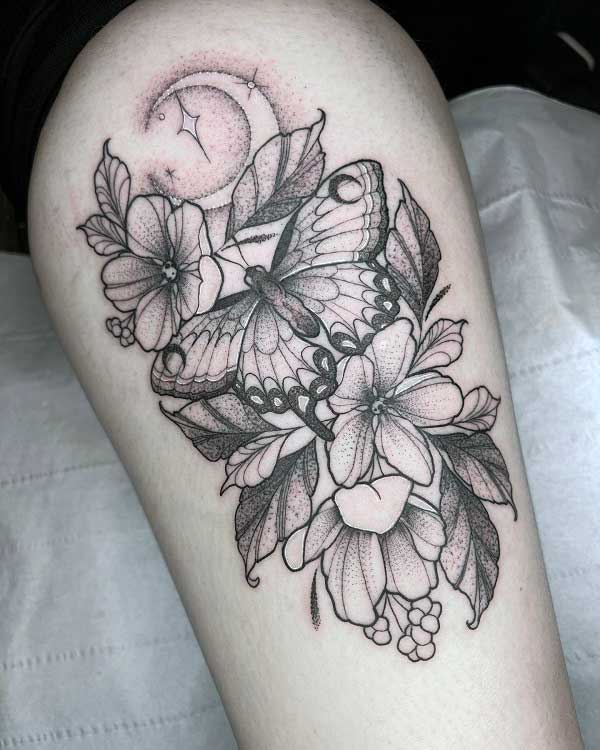 flower-and-butterfly-thigh-tattoos-1