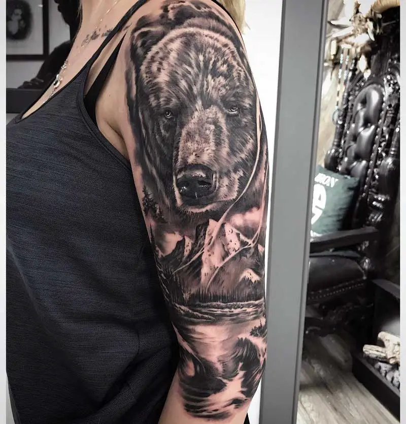 forearm-bear-tattoos-30