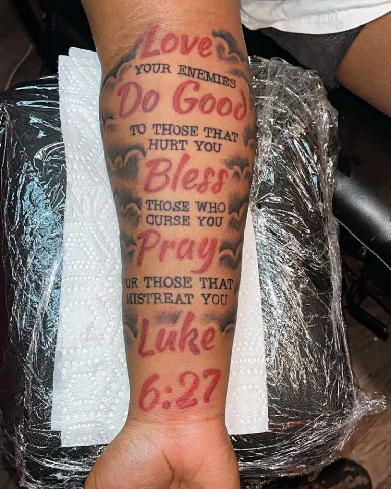 40 Breathtaking Forearm Half Sleeve Bible Verse Tattoo Designs