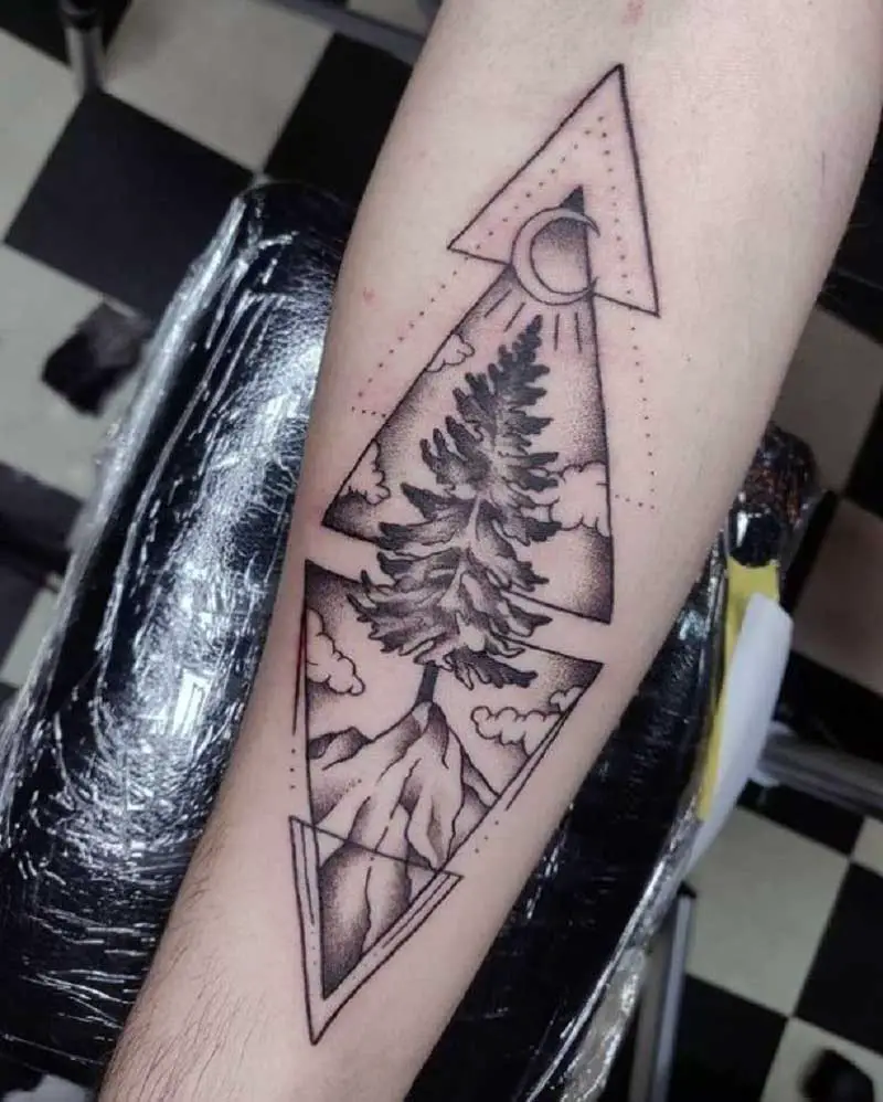 geometric-pine-tree-tattoo-2