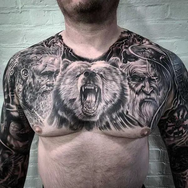 grizzly-bear-chest-tattoo-2
