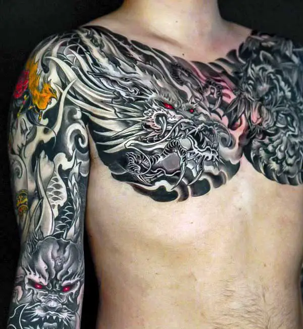 japanese-dragon-chest-tattoo-1