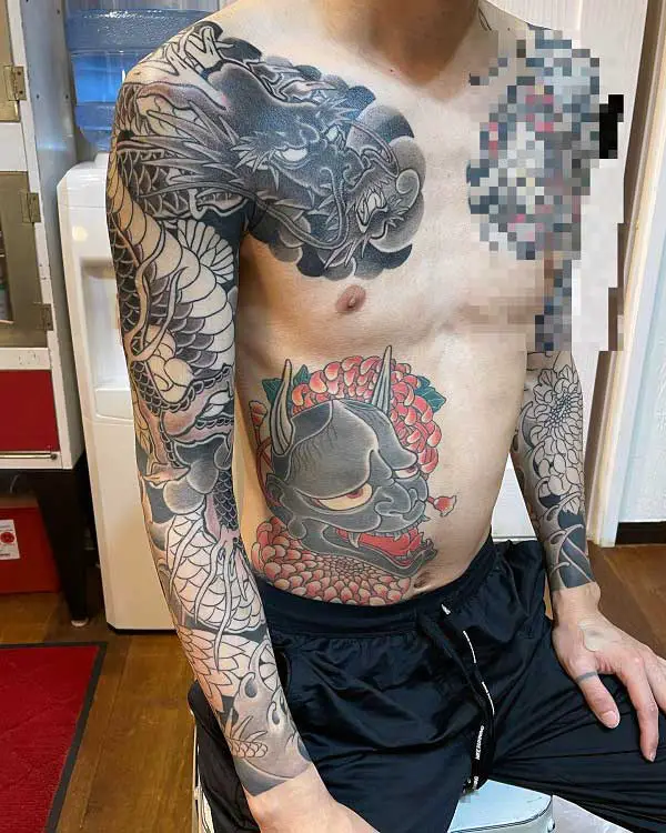 japanese-dragon-chest-tattoo-2