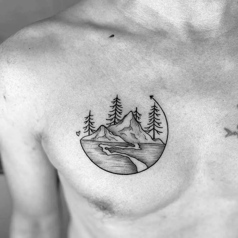 pine-tree-and-mountain-tattoo--1