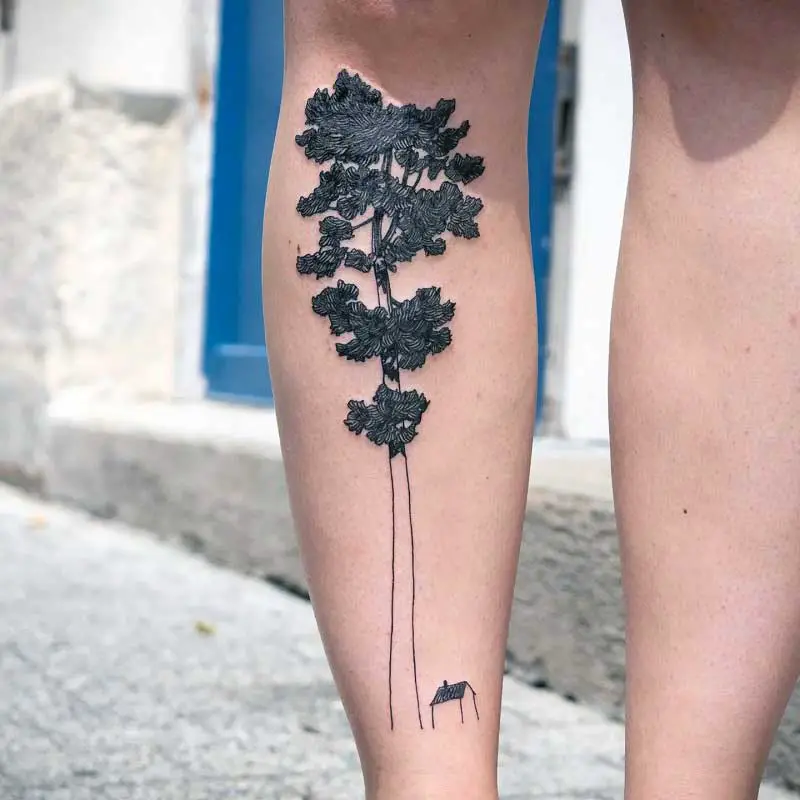 pine-tree-leg-tattoo-3