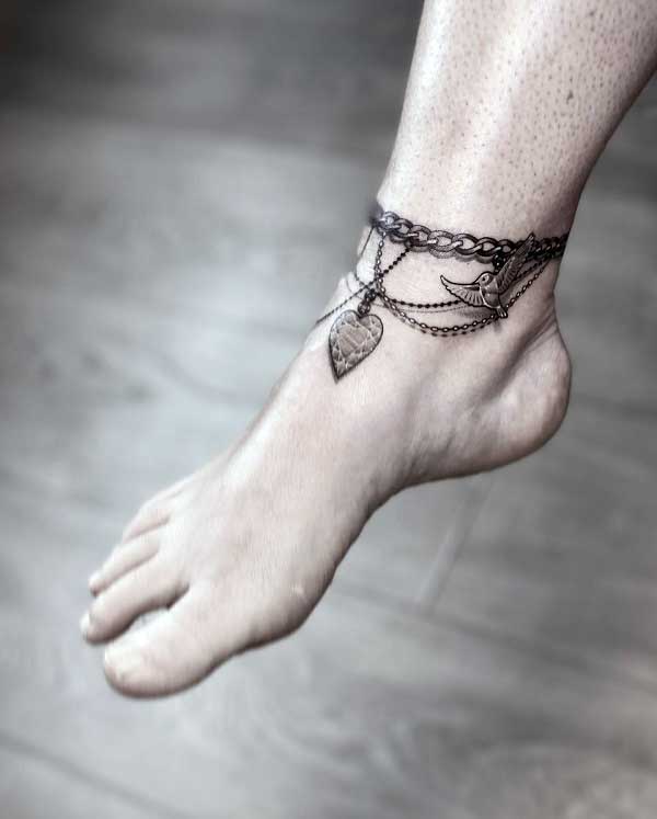 realistic-ankle-bracelet-tattoo-1