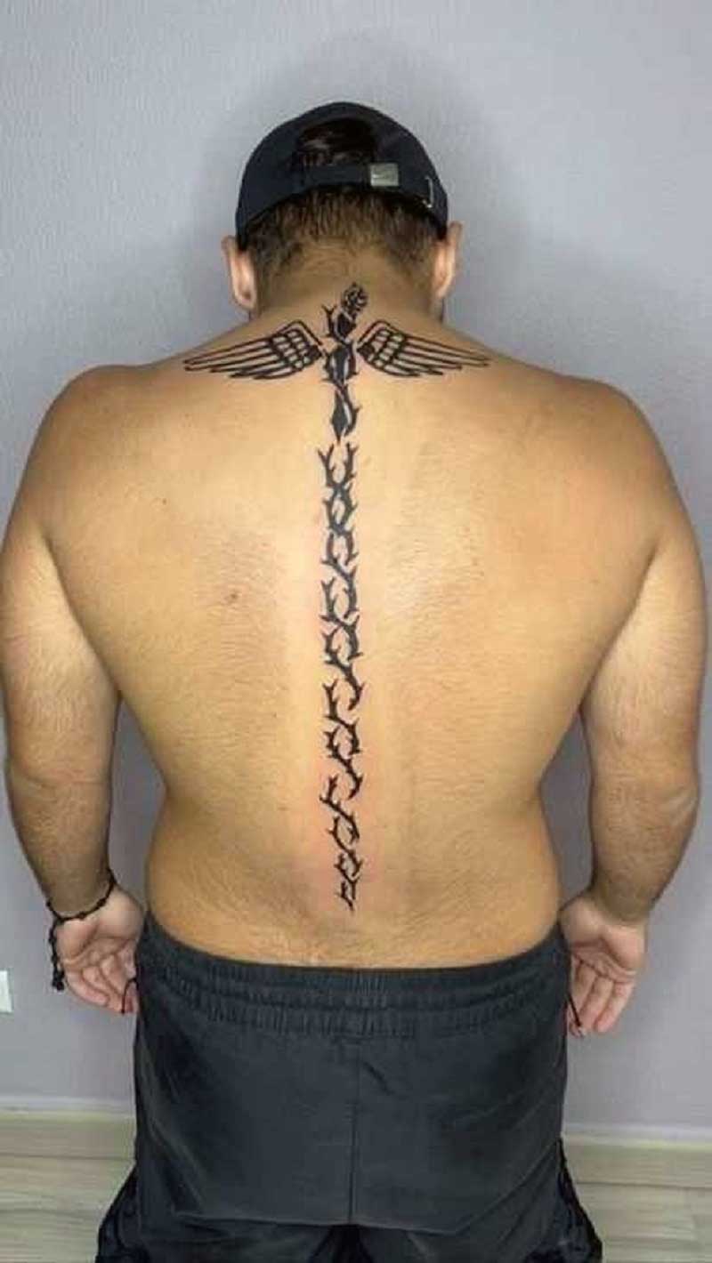 small-spine-tattoos-for-men-2