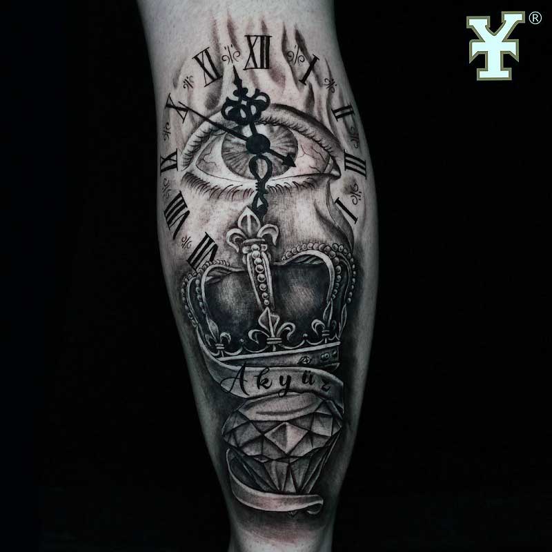 daughter-birth-clock-tattoo-46