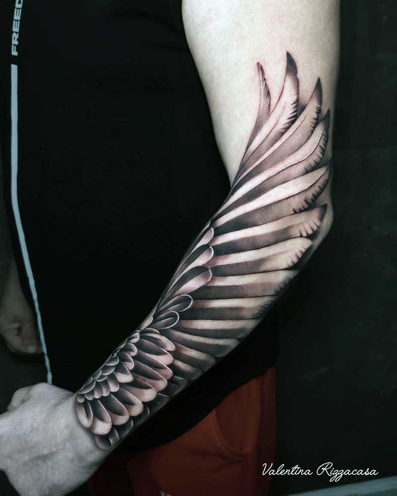 forearm-wing-tattoo-drawing-2