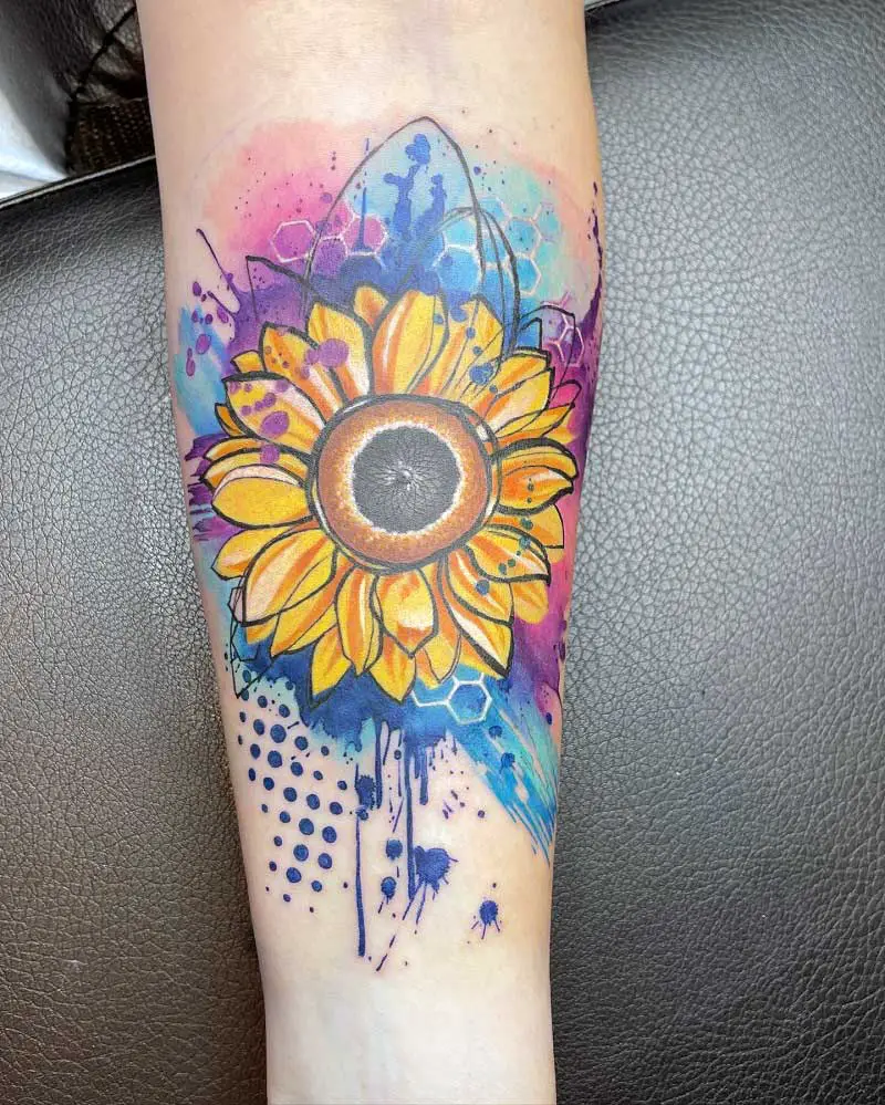 sunflower-sleeve-tattoo-48